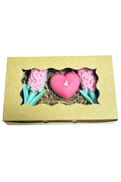 Fresh Candles Gift Set model C2 with 3 scented candles, 100g