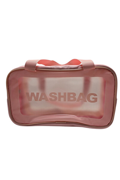 Salon System Large Waterproof Makeup Bag from - Pink