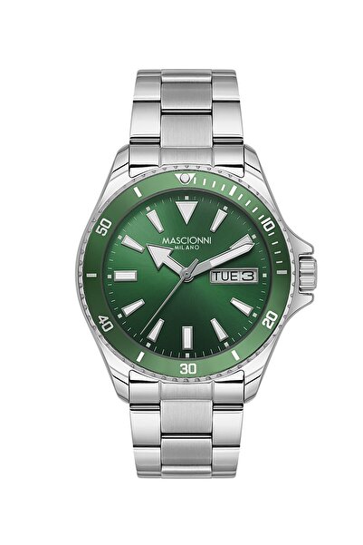 mascionni Silver Steel Cord Men's Wristwatch Lm.1.2400.03