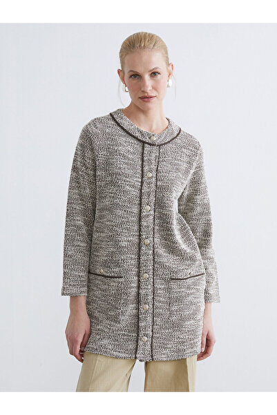 LC Waikiki سترة نسائية من Vizyon New Season بياقة دائرية