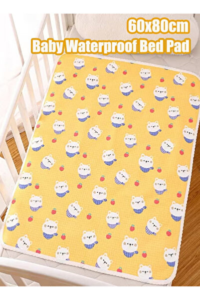 Generic 60x80 cm Waterproof Baby Mat, Baby Diaper Pad, Waterproof Crib Pad, R...
