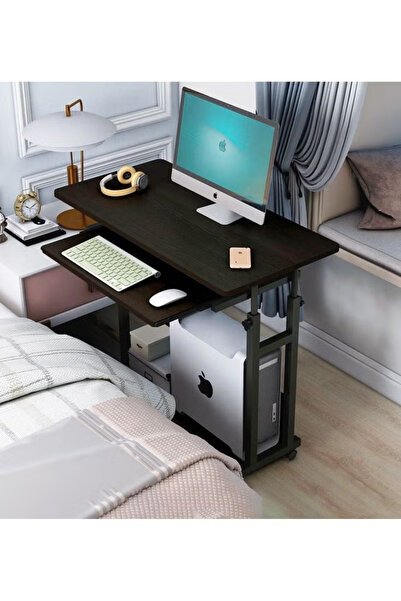 ZUIHAO طاولة كمبيوتر قابلة للتعديل 80 × 45 سم، مكاتب كمبيوتر محمولة متحركة مع...