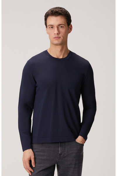 Network Lacivert Rayon Kazak