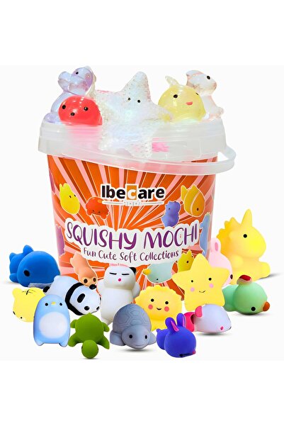 Ibecare Mochi Squishy Toys | Party favors for kids! birthday giveaways or gifts (24 Pcs)