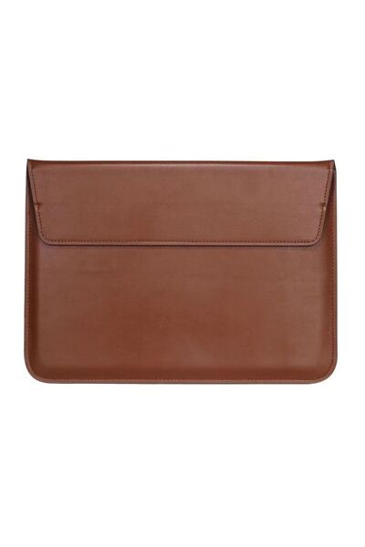 DOMEET Leather Case Cover For MacBook Air 11.6-Inch Brown