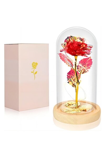 OEM Trandafir artificial în cupolă de sticlă, Bliibee®