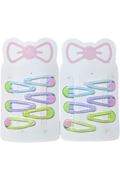 MINII MODZ Mini Berry Classic Combo Hair Clips (PACK OF 5 PAIRS) (Blue, Purpl...