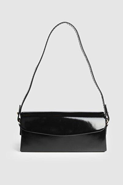 Store Balve Model Patent Leather Women's Baguette Bag