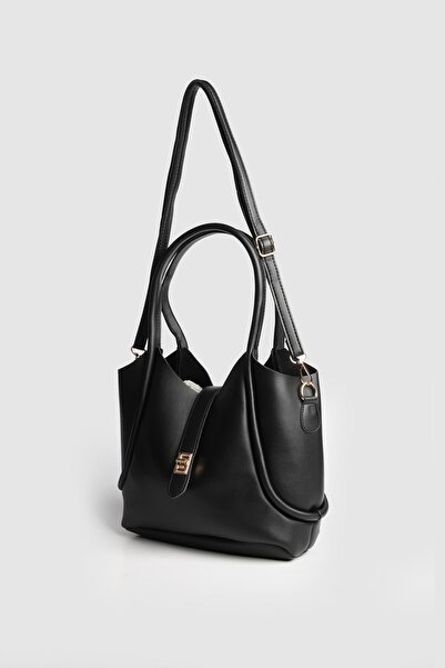 Store Becas Mlodel Women's Leather Bag with Makeup Bag and Strap