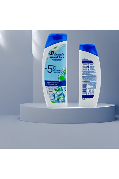 Head & Shoulder شامبو آيس فريش المضاد للقشرة، راحة فورية من الحكة وعناية منعش...