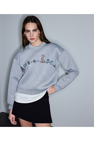 İpekyol Patch'li scuba sweatshirt