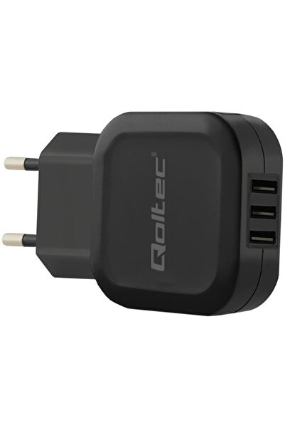 Qoltec AC adapter | 17W | 5V | 3.4A | 3xUSB