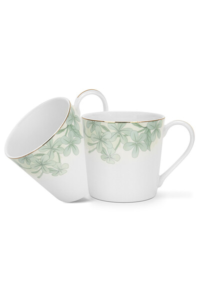 Fissman 2-Piece Mugs Summer Glint 450ml (Fine Bone China)