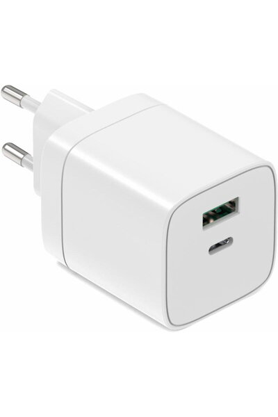 SERIOUX SRXA-WC34, 1 x USB-A, 1 x USB-C, 45 W, White