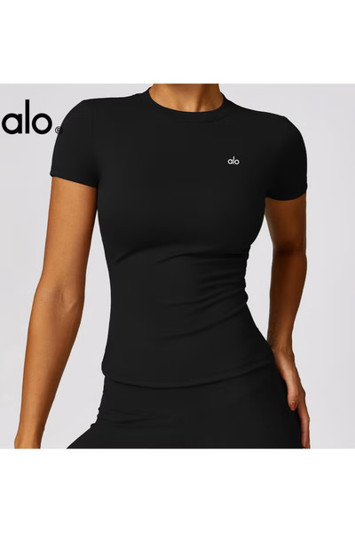 Generic ALO Lady sports short sleeve quick drying