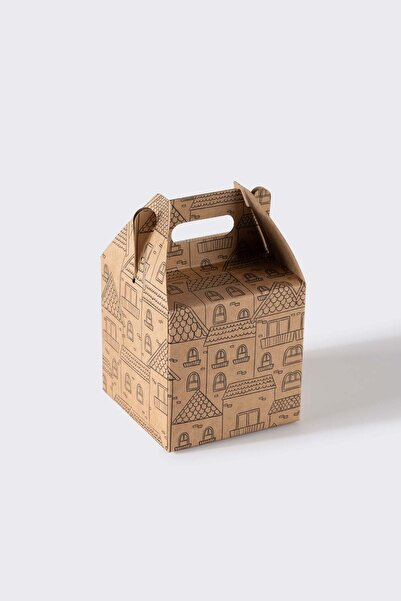 Miligram Paper Desenli Cupcake Kutusu 25