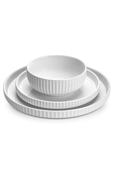 Fissman 12-Piece Tableware Set Ivorya (Durable Porcelain)