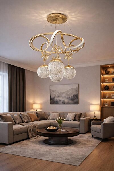 HOMSİ 4 toplu kuzey ledli avize