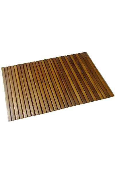 vidaxl Acacia Bath Mat 80 x 50 cm