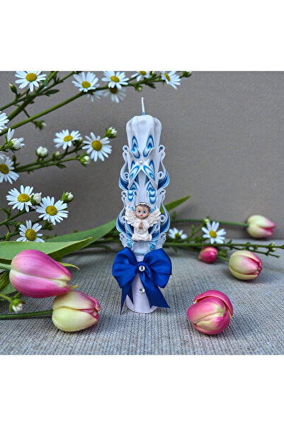 Om Lumanari sculptate botez