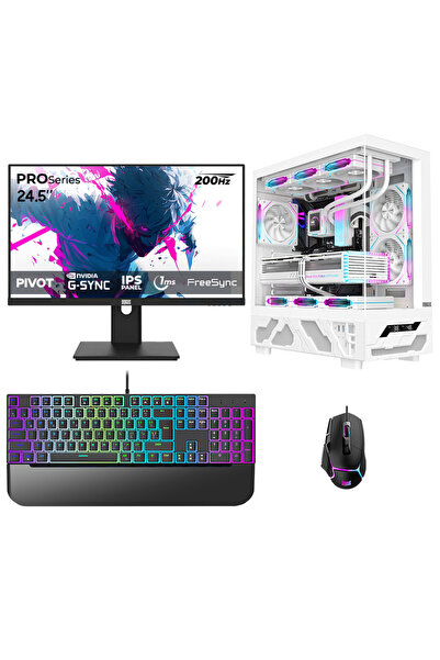 DRAGOS DRx8032 i7 14700KF 16GB Ram 512GB M2 NVMe SSD 12GB RTX5070 24.5 İnç 20...