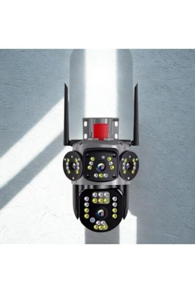 OEM Triple 4K Surveillance Camera With 10X Zoom, 4G And WiFi Connectivity, AF...