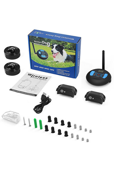 Choice1 For 2 Dogs 200m Dog Wireless Rechargeable Electric Fence, IP68 Waterp...