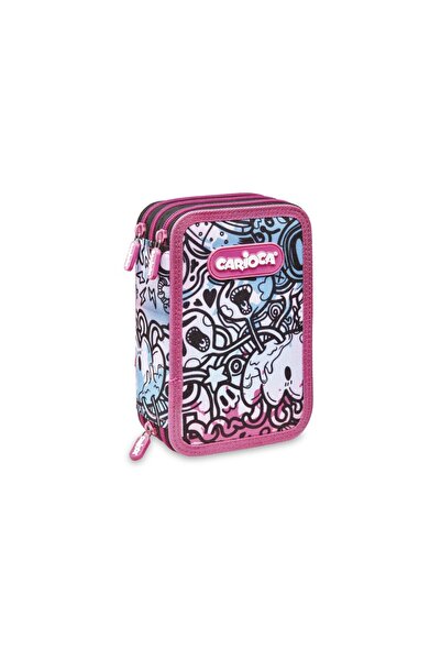 CARIOCA Comics pencil case with 3 zippers