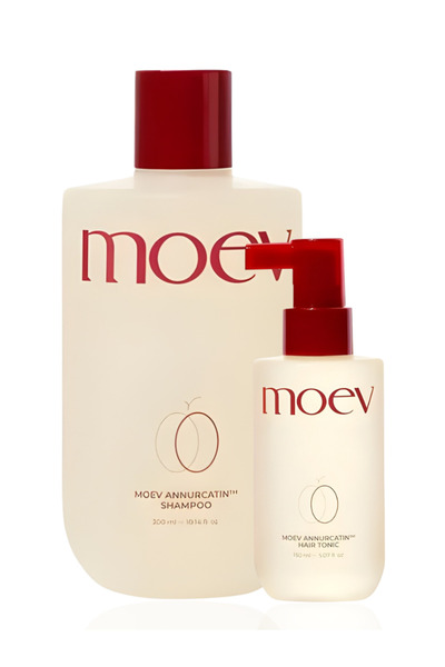 moev ثنائي أنوركاتين المضاد لتساقط الشعر: شامبو 300 مل ومنشط للشعر