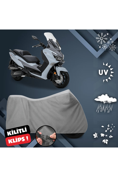 ULTRASHOP Sym Joymax Z Plus 250 Su Geçirmez Motosiklet Brandası 4 Mevsim Koru...