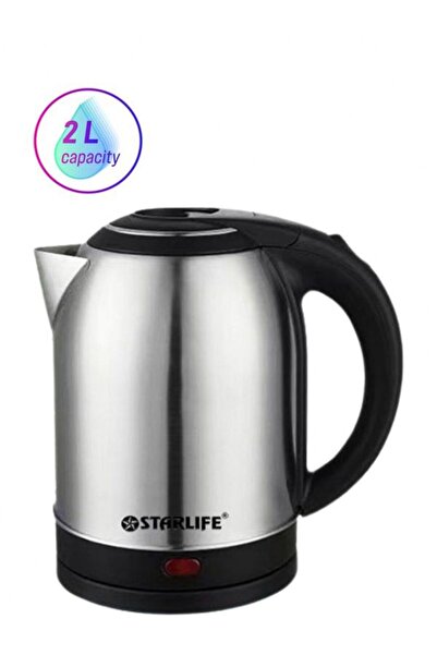 STARLİFE 2-liter electric kettle with automatic shut-off, 1500 watts, overhea...