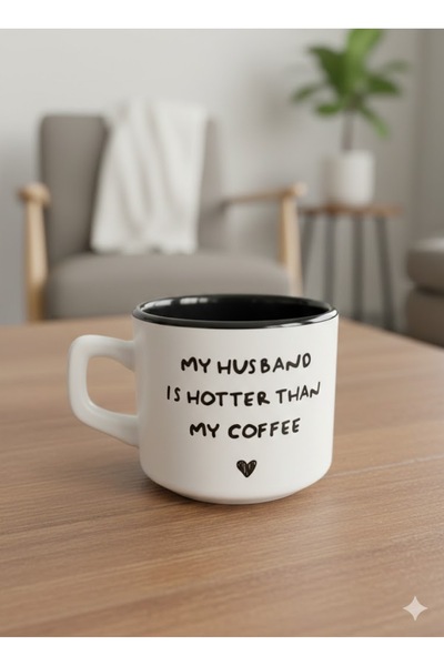PALTO TASARIM My Husband Is Hotter Than My Coffee White Venus Mug - Gift Mug Cup