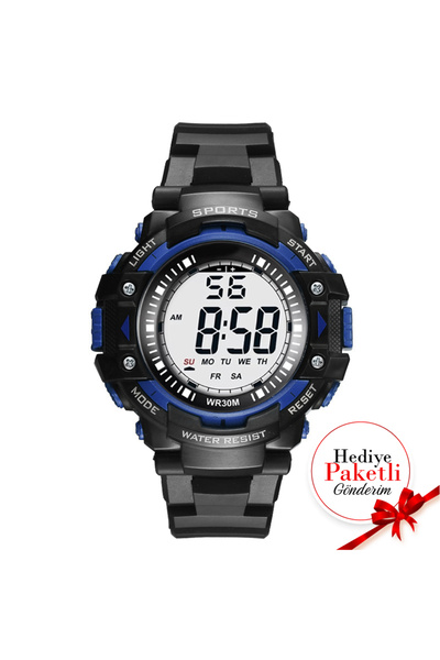 Saatse Waterproof Digital Sports Youth Children Wrist Watch Alarm Stopwatch C...