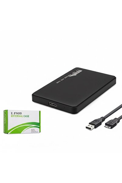 HADRON HDX1752 USB 3.0 2.5 inç SATA HDD/SSD Kutusu Siyah - Ultra Hafif