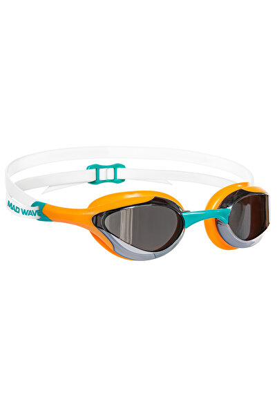 Mad Wave Alien Mirror Racing Goggles - Orange