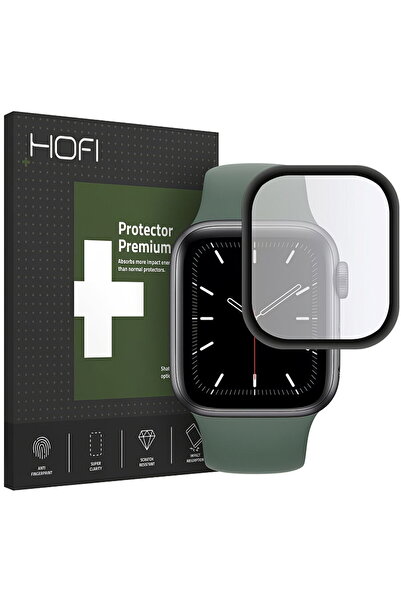 HOFI Folie Protectie Hybrid pentru Apple Watch 44mm Series, Sticla Securizata...