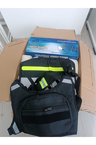 Akıllı 1 alışveriş Motorcu Göğüs Çantası Reflektörlü Ayarlanabilir