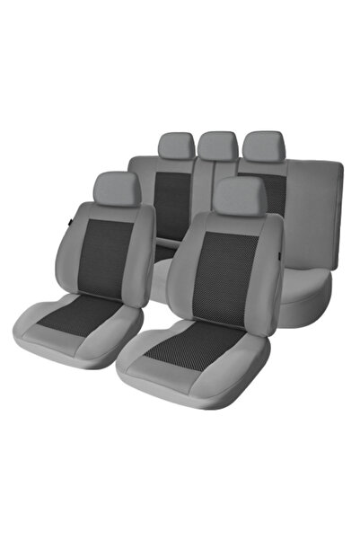 SMARTIC Smartic® car seat covers, Lux, 11 pieces, airbag compatible, foldable...