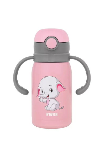 Noveen Cana cu pai 300ml,Pink Solid
