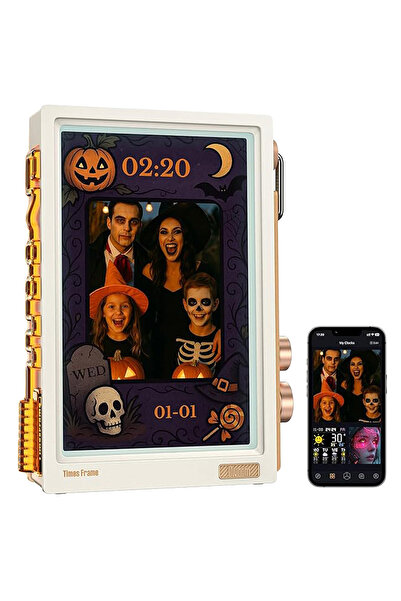 DIVOOM Times Frame 10.1 Akıllı Kişiselleştirilebilir Dijital Çerçeve, 64GB Beyaz