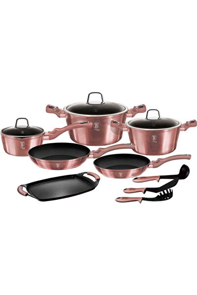Berlinger Haus Set oale și tigăi (14 piese) I-Rose Collection BerlingerHaus B...