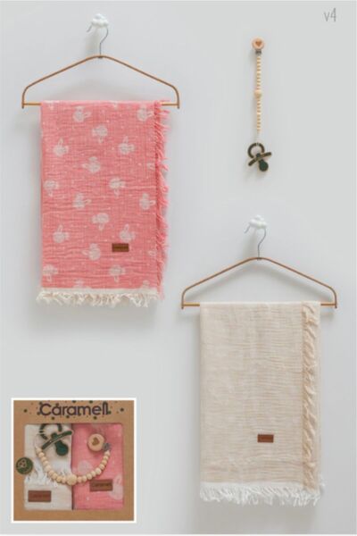 Caramell Muslin Blanket Set of 3