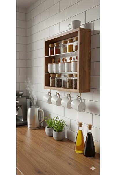 origa DEKORATİF DUVAR RAFI 40X40cm PLEKSİ RAFLI ORGANİZER