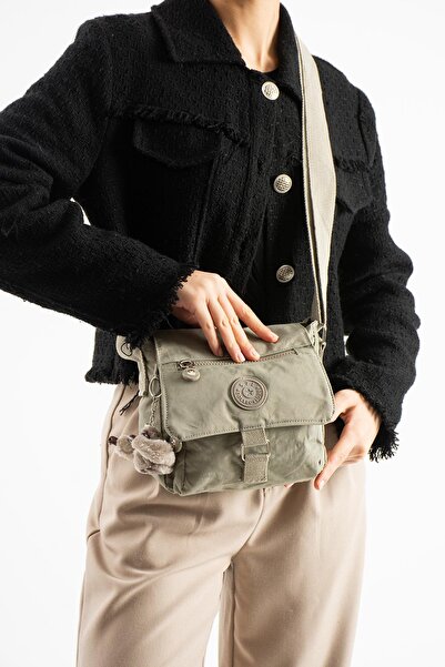 571 Collections Çanta Ultra Light Waterproof Crossbody Shoulder Bag Mink Mode...