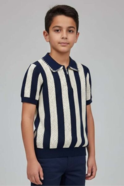 Alesaei-mondo tondo شورت ولادي كحلي قصير كاجول 4186-