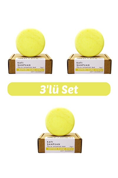 Baboon Natural Baboon Kepeğe Karşı Etkili Katı Şampuan 3’lü Set | Çay Ağacı, ...