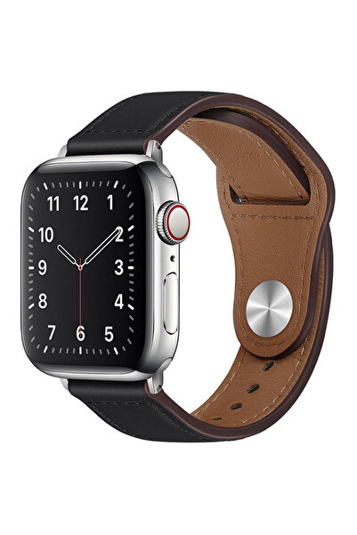 Techsuit Curea barbati pentru Apple Watch 1/2/3/4/5/6/7/8/SE/SE 2 (38/40/41mm...