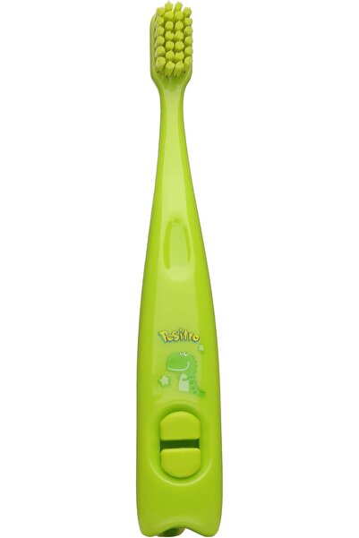 PESITRO UltraClean Clever UltraSoft Toothbrush for Kids, Dinosaur Design