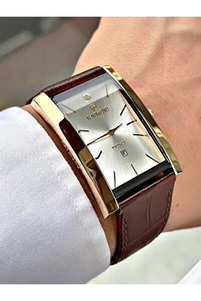 Raymond Square Dial 5 Atm Water Resistance Steel Case Men Wristwatch A2033Mr