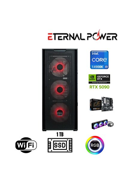 ETERNAL POWER Intel i9 14900K RTX 5090 Gaming PC | 16GB DDR5 | 1TB NVMe M.2 |...